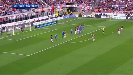 Hakan Calhanoglu Fantastic Free Kick Goal vs Fiorentina (1-1)
