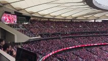 Gol de Torres en su último partido en el Wanda Metropolitano