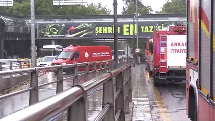 Başkentte Kuvvetli Sağanak - Akay Kavşağı'nda Kurtarma Çalışmaları (12)