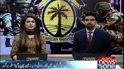 Rangers Operation in Karachi old GoliMar, underground hidden weapon found