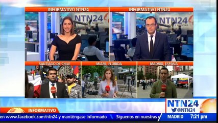 Venezolanos residentes en Miami protestan contra los comicios de este 20 de mayo