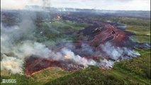 Aumentan fisuras y lava de volcán Kilauea, en Hawái