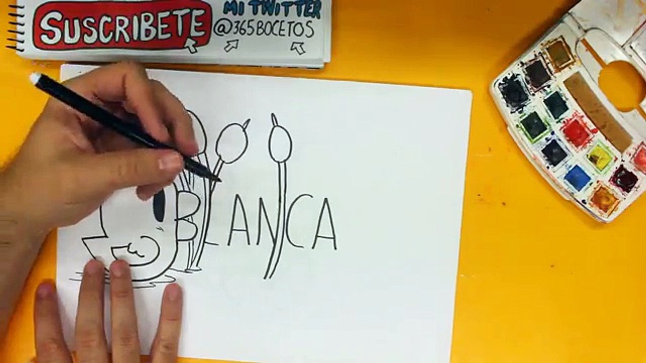 SACAR UN DIBUJO DE MI NOMBRE - Dibujos fáciles paso a paso –