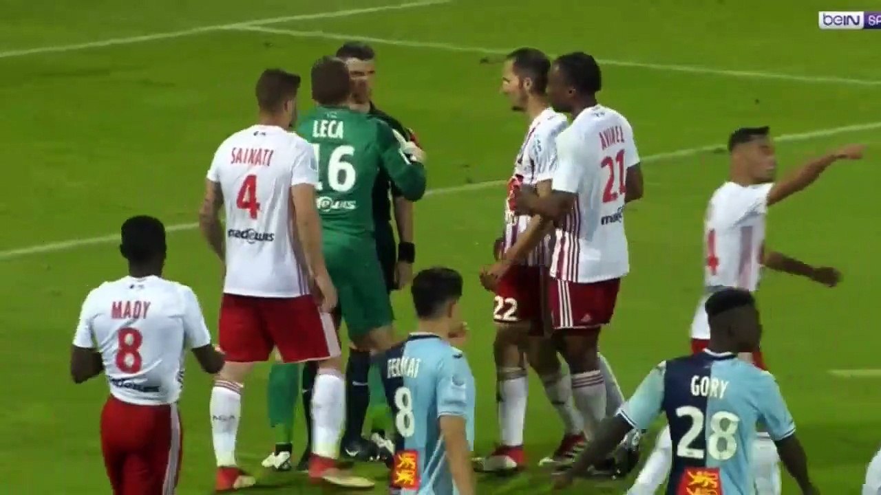 Jean-Philippe Mateta penalty Goal & Red Cards HD - Ajaccio 1-2 Le Havre - 20.05.2018 (Full Replay)