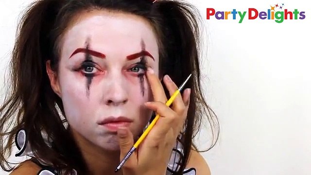 Scary Clown Makeup Tutorial - Halloween Face Paint