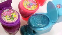 How To Make Glitter Colors Slime Learn the Recipe 칼라 반짝이 액체괴물 만들기 흐르는 점토 액괴 폼클레이 슬라임 놀이