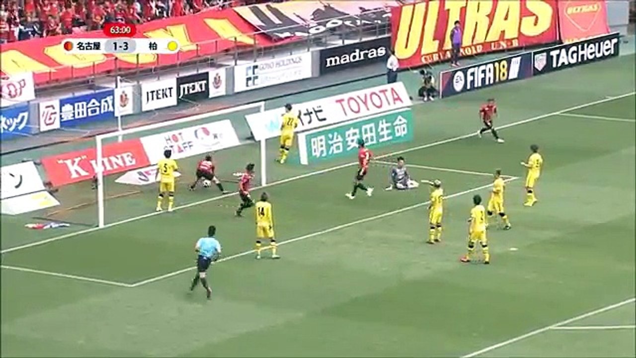 Nagoya 2:3 Kashiwa (Japan. J League. 20 May 2018)