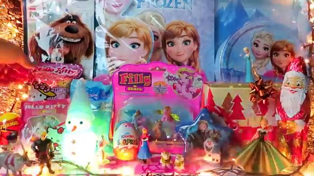 FROZEN Filly Ponies Disney Princess Belle Hello Kitty Kinder Surprise Eggs Unboxing