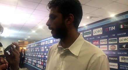 Lazio-Inter, Ranocchia mixed zone