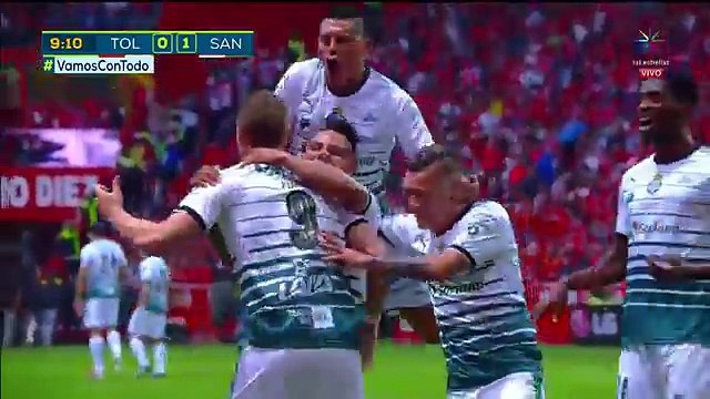 Julio Furch Goal ~ Deportivo Toluca vs Santos Laguna 0-1