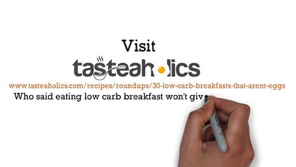 Start your day with a low carb breakfast and start shedding some fats