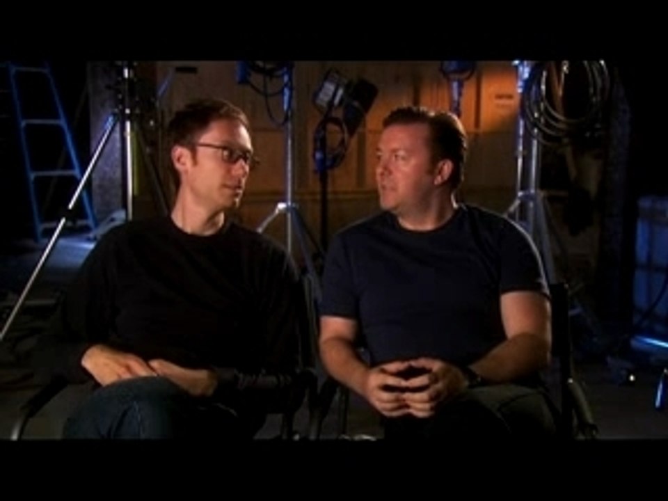 Extras--Interview Stephen Merchant and Ricky Gervais part I - video ...