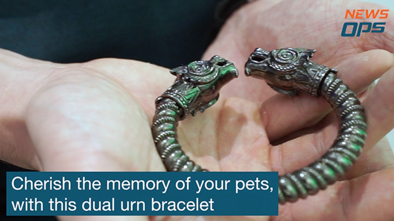 Dual Urn Bracelet For Pets