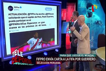 FIFPro envía carta a la FIFA solicitando que Guerrero juegue el Mundial