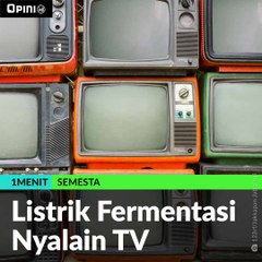 #1MENIT | Listrik Fermentasi Nyalain TV
