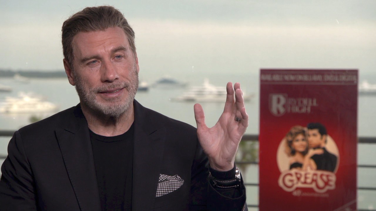 John Travolta Talks About 'Grease' 40 Years Later in Cannes