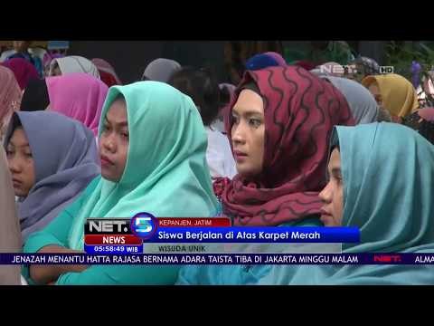 Wisuda Unik Siswa Berjalan di Atas Karpet Merah - NET 5