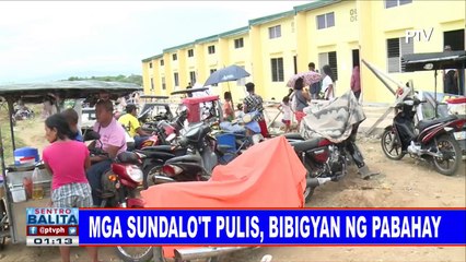 Mga sundalo't pulis, bibigyan ng pabahay; NHA, tiniyak na matibay ang pabahay