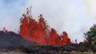 Fountain of Lava Spews at Fissure 20 Near Hawaii's Kilauea Volcano
