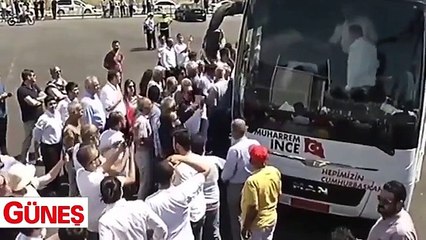 Muharrem İnce'den akılalmaz bir tavır daha... Vatandaşı böyle itekledi