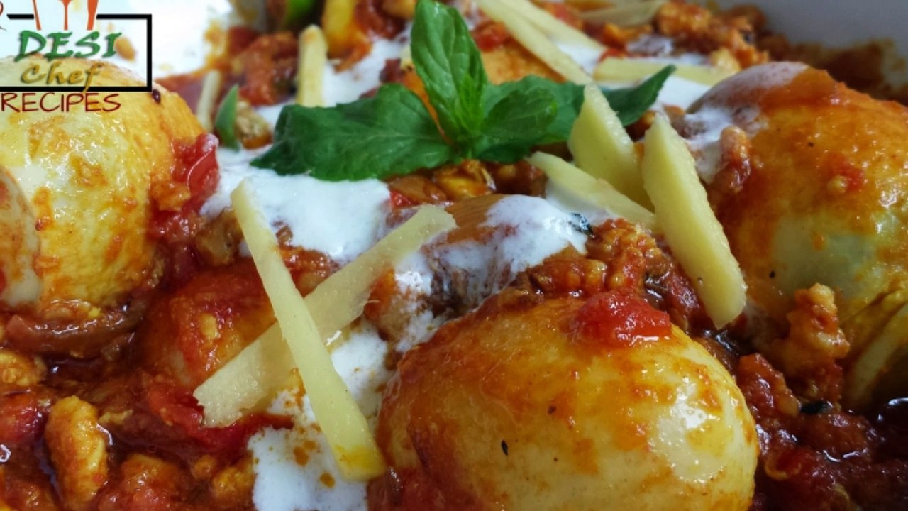 MINCED CHICKEN EGG HOME MADE RECIPE / ANDA QEEMA RECIPE - RAMAZAN SPECIAL