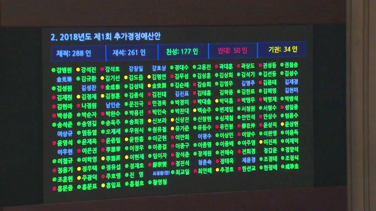 '3조 8천억' 추경 통과...특검법안도 동시 처리 / YTN