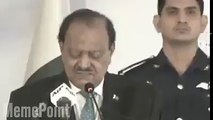 He has tongue in his mouth | Funny President Mamnoon Hussain