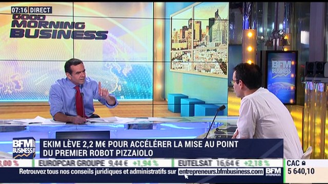 Ekim lève 2,2 millions d'euros pour accélérer la mise au point du premier robot pizzaiolo - 23/05