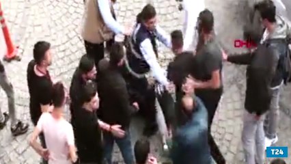 Dilenciye Vurun diyen zabıta açığa alındı