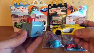 new McDonalds Europe Winx Club & Hot Wheels Cars Happy Meal Toys Unboxing