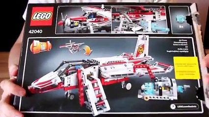 Lego Technic - Fire Plane, 42040. Лего техник - Пожарный самолет, артикул 42040.