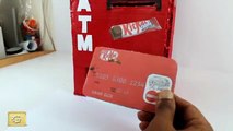 How to make kitkat vending machine diy | kitkat ATM machine at home | slime vending machine
