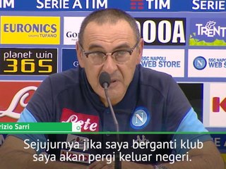 Sarri Isyaratkan Pergi Dari Napoli?