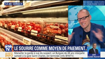 Le sourire comme moyen de paiement