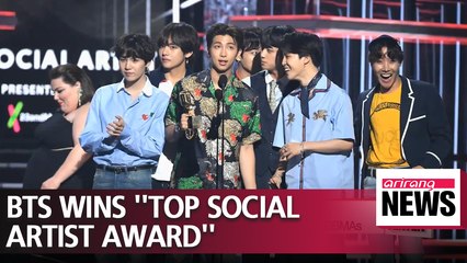 BTS wins "Top Social Artist" award two consecutive years in BBMAs