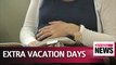 Gov't approves extra vacation days at work for couples suffering from fertility problems