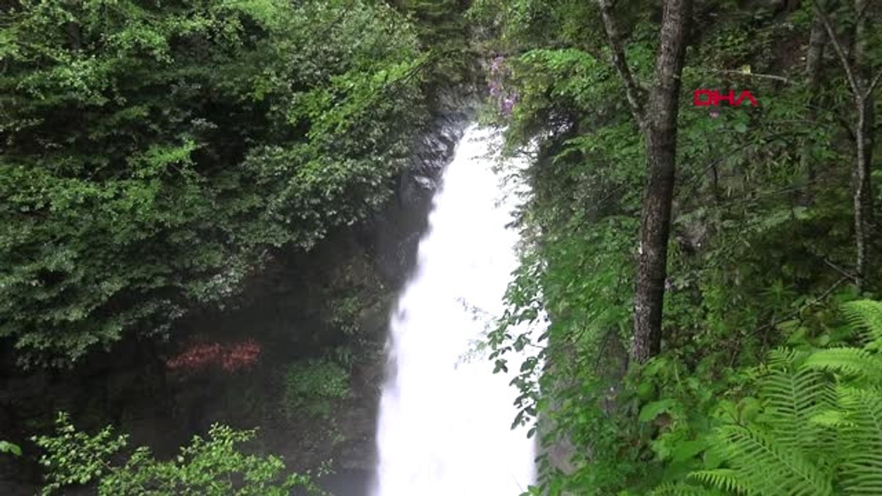 Rize-Doğu Karadeniz'in En Yüksek Debili Şelalesine Turist İlgisi-Hd
