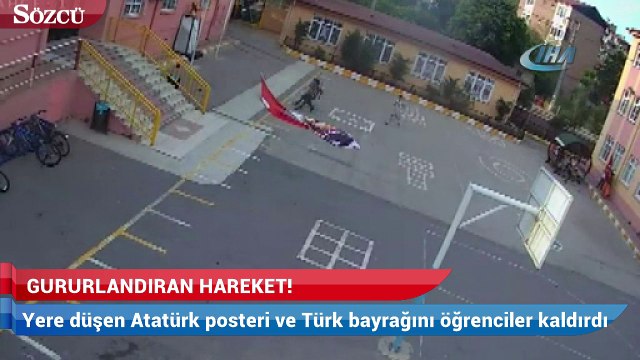 Öğrencilerden gururlandıran hareket