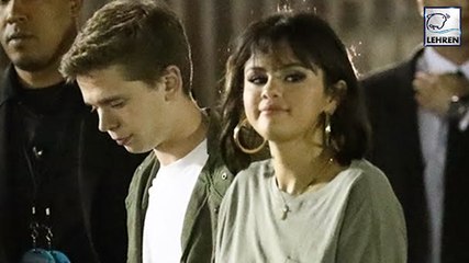 Selena Gomez Leaves Taylor Swift's Concert With Mystery Man