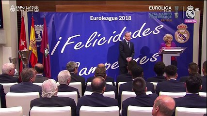 Carmena: "No vi el partido pero me han dicho que fue emocionante"