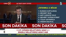 AK Parti aday listesi
