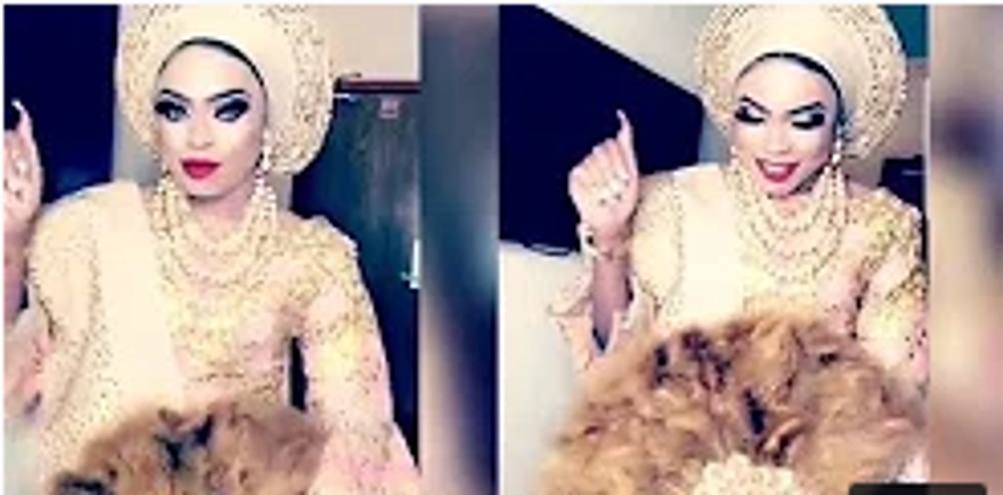 Bobrisky Stole U.S Senator's Picture For His Sham Wedding Introduction