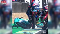 MotoGP : Un pilote saute par-dessus la moto d’un concurrent en pleine course (Vidéo)