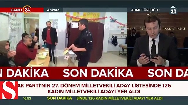AK Parti aday listesini YSK�ye sundu