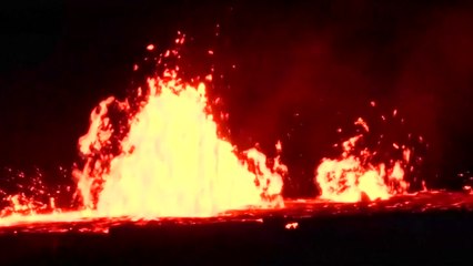 총알 같은 용암 날아와...'하와이 화산' 중상자 발생 / YTN