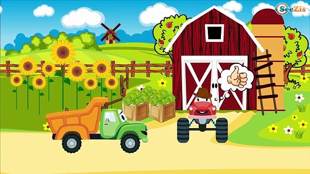 Dessin animé en français pour enfants - Tracteur et amis drôles - Voyager dans la ville