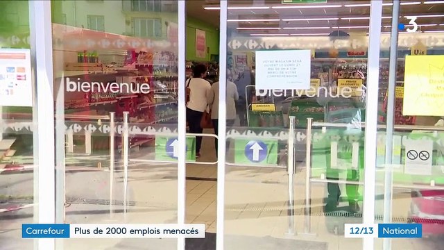 Carrefour : plus de 2 000 emplois menacés