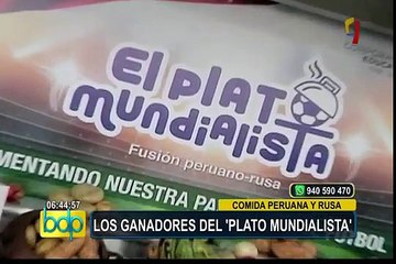 ‘Plato Mundialista’: conozca a los ganadores del concurso de comida peruana-rusa