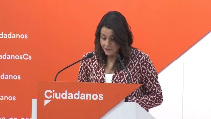 Arrimadas sobre las decisiones de Torra: Son "un desafío a la democracia"