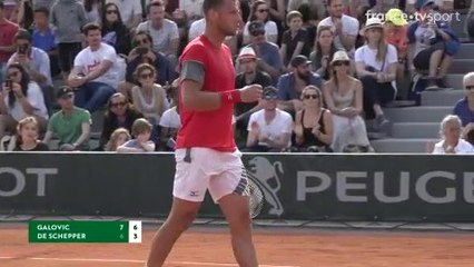 Roland-Garros 2018 : Viktor Galovic domine Kenny De Schepper